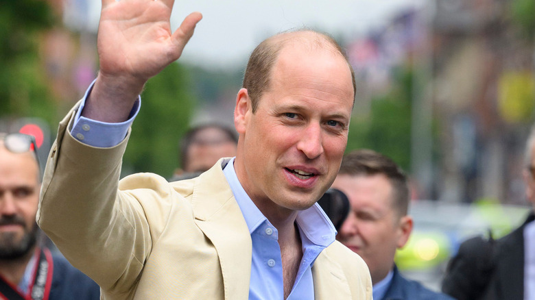 Prince William smiling