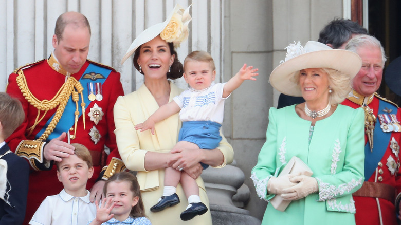 Louis Trooping the Colour 