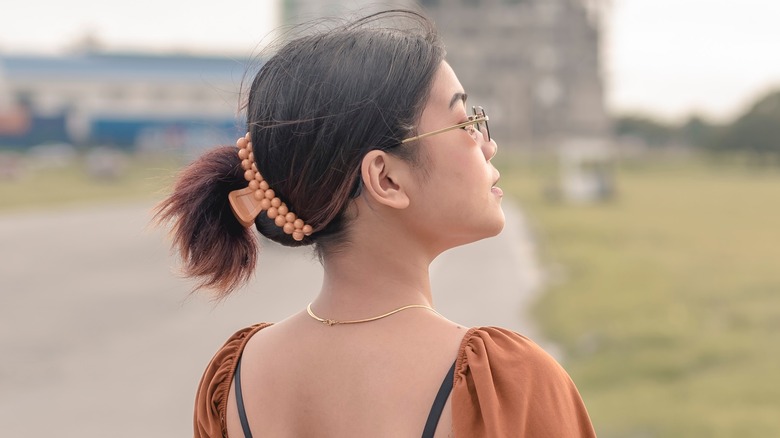 claw clip updo