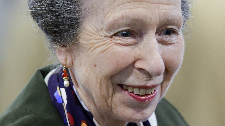 Princess Anne smiling