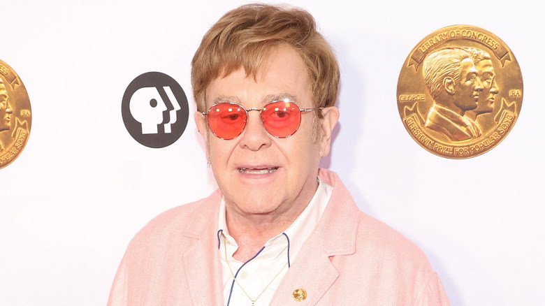 Elton John attending the 2024 Library of Congress awards event