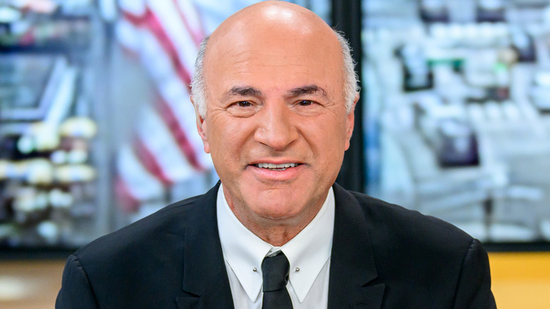 Kevin O'Leary smiling on television