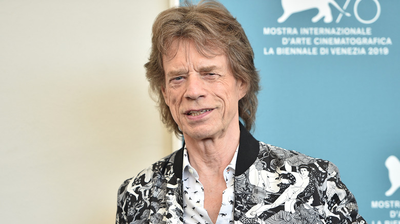 Mick Jagger attending the Venice International Film Festival in 2019
