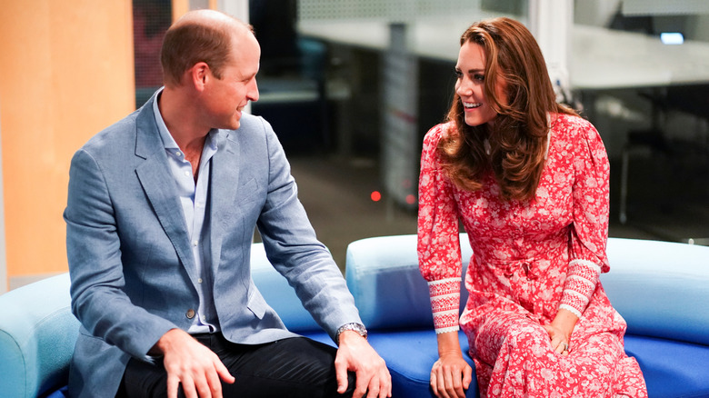 Prince William and Kate Middleton at the London Bridge Jobcentre in September 2020