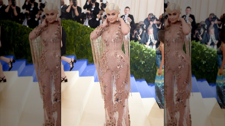 Kylie Jenner in May 2017 at the Met Gala in New York