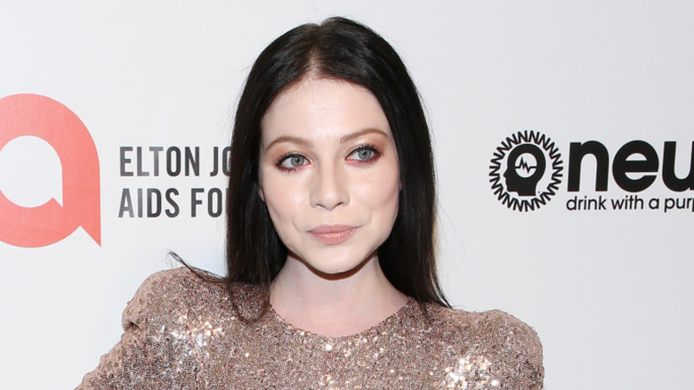 Michelle Trachtenberg attending an Academy Awards viewing party