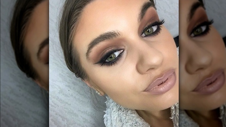 person with heavy eyeliner