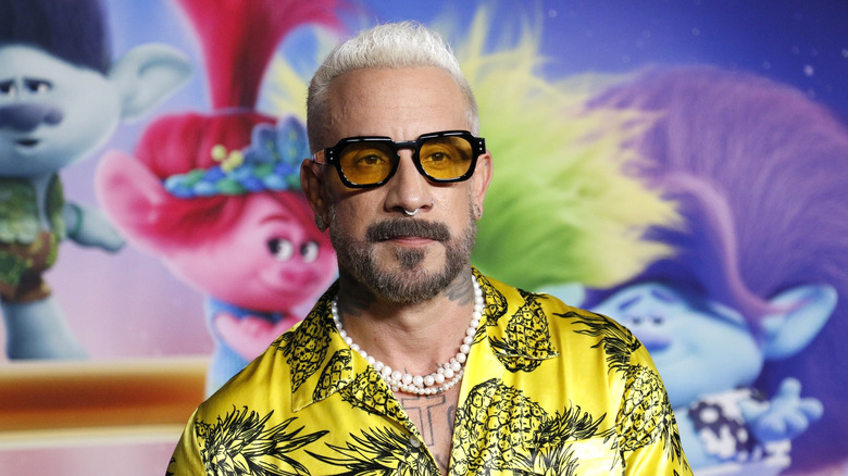 A.J. McLean posing at an event