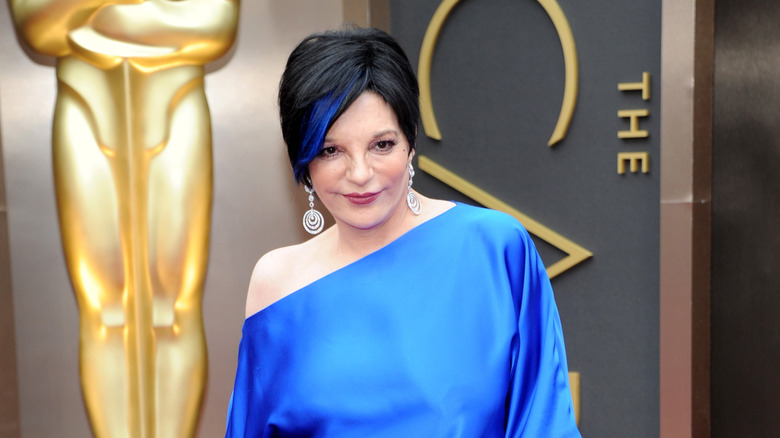 Liza Minnelli posing on a red carpet