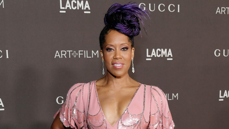 Regina King posing at LACMA Art + Film Gala