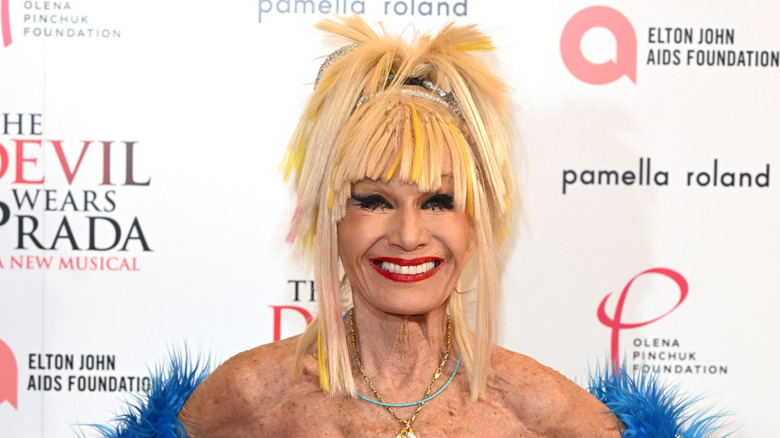 Betsey Johnson smiling