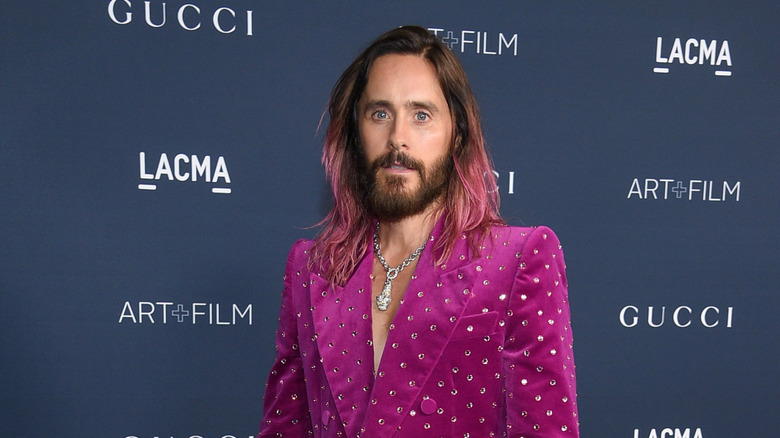 Jared Leto posing at an event