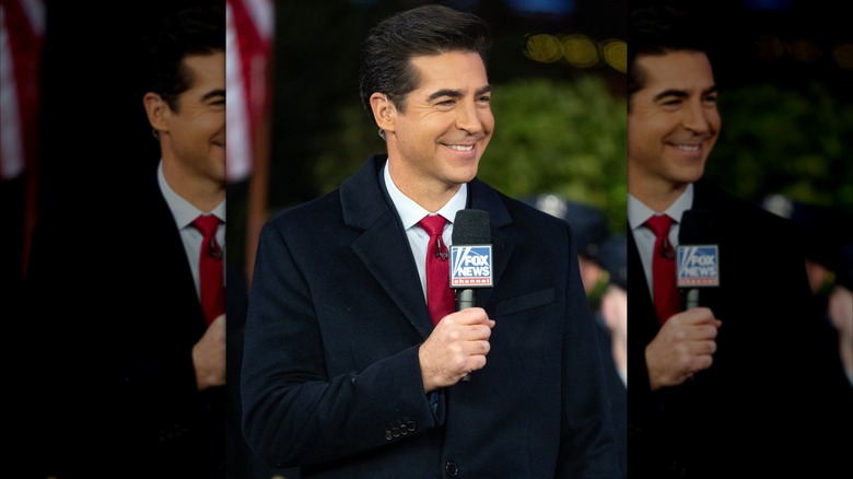 Jesse Watters at the 2021 All-American Christmas Tree Lighting