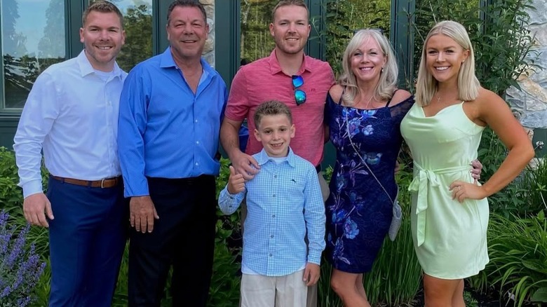 Karoline Leavitt poses with her family