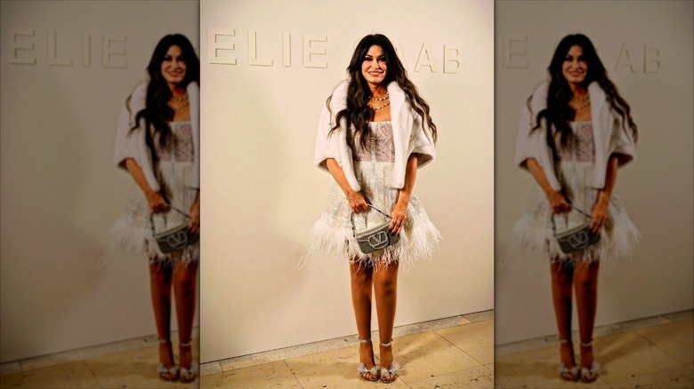 Kimberly Guilfoyle smiles for a photo during Paris Haute Couture Week