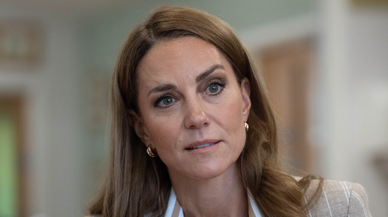 Close-up of Princess Catherine