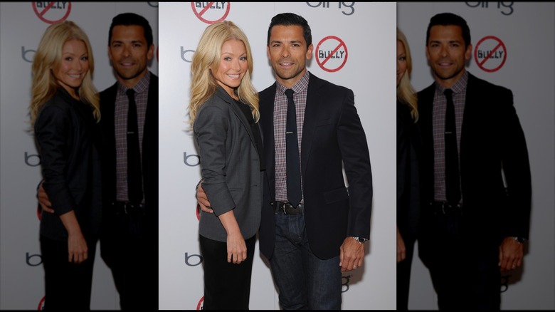 Kelly Ripa and Mark Consuelos in 2012