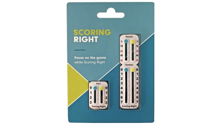 Scoring Right Portable Tennis Racquet Scorekeeper