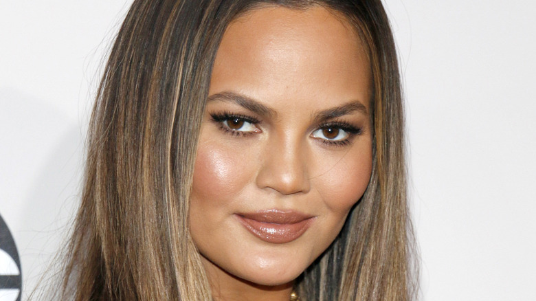 Chrissy Teigen close up