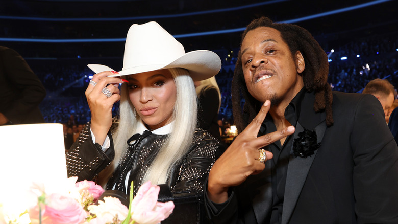 Beyonce and Jay-Z at the Grammys