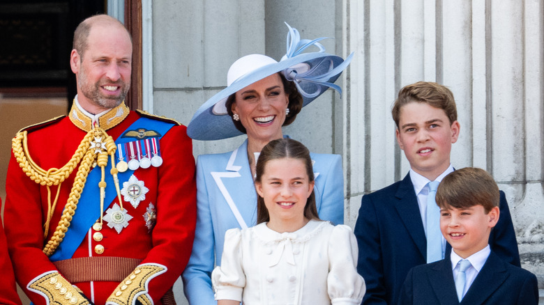 Prince William, Kate Middleton, and their three kids