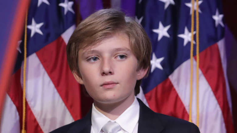 Barron Trump at event