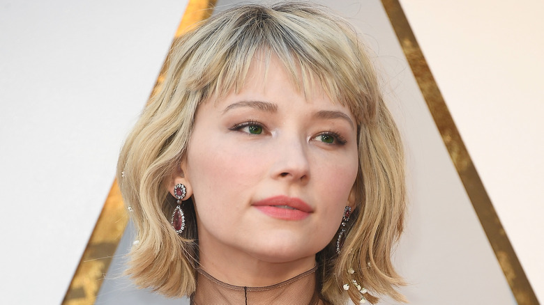 Haley Bennett with short waves, bangs