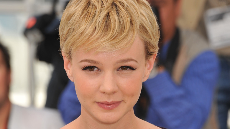 Carey Mulligan with pixie cut