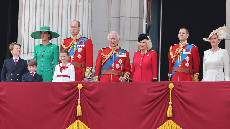 The royal family on the Buckingham Palace balcony