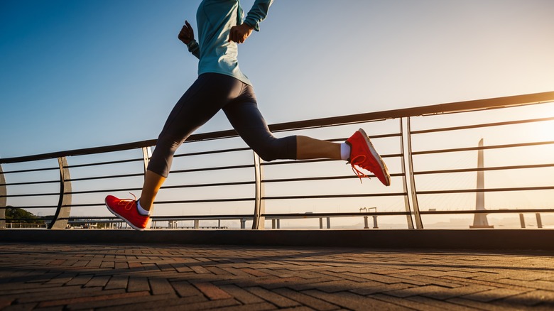 Woman running