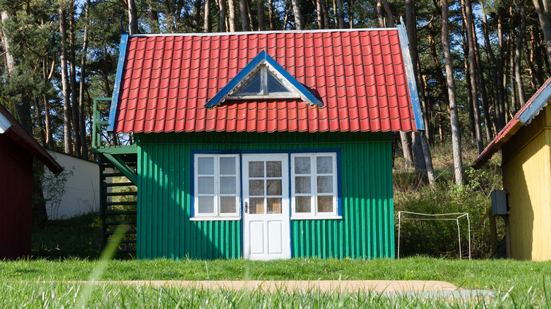 three tiny houses