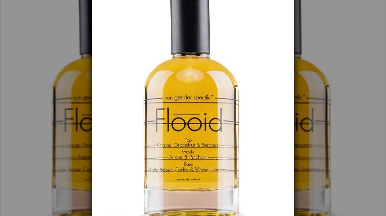 A product shot of Flooid agender perfume for PRIDE month and beyond