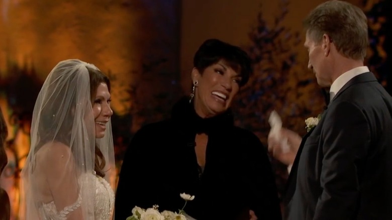 Susan Noles officiating Golden Wedding