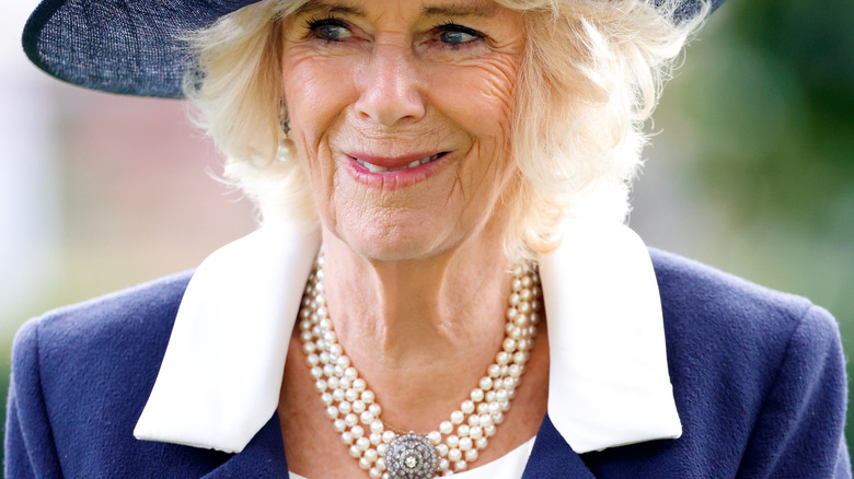 Queen Camilla pearl necklace
