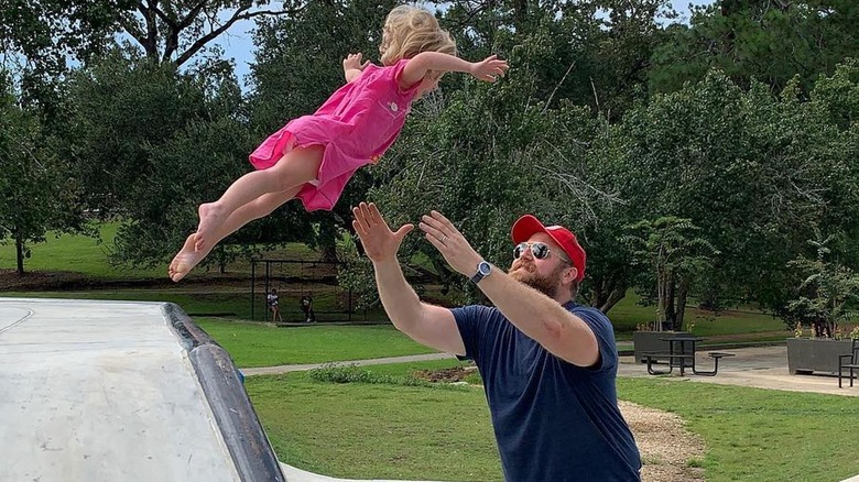 HGTV's Ben Napier with his daughter