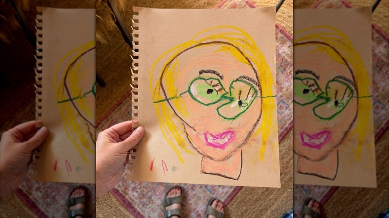 A portrait of Erin Napier by daughter Mae