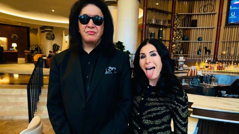 Gene Simmons and Laura Loomer