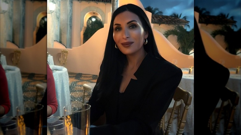 Laura Loomer at dinner