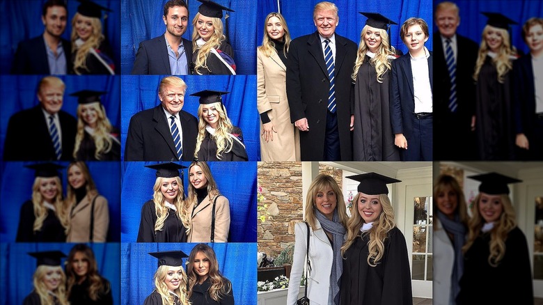 Tiffany Trump graduation photos with family