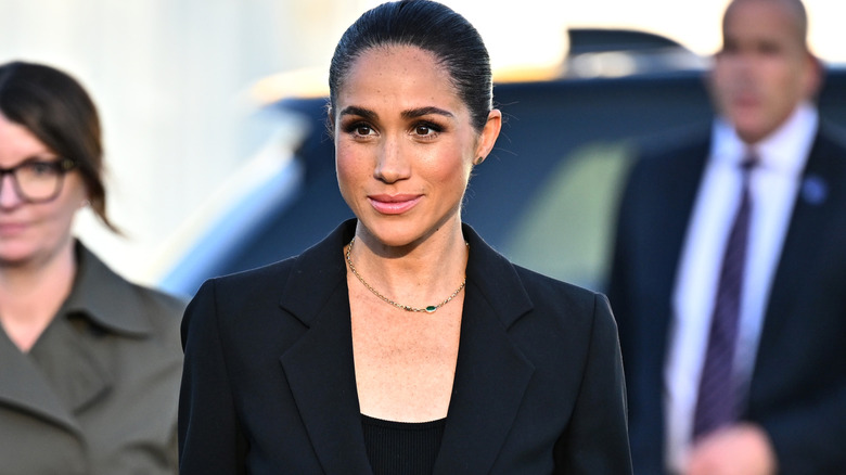 Meghan Markle looking businesslike