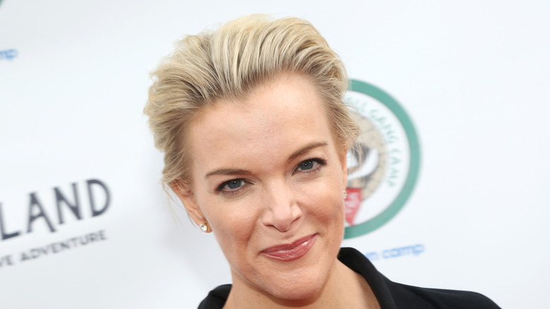 Megyn Kelly with brushed back hair