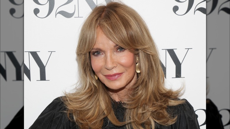 Jaclyn Smith pictured wearing a black blouse in 2026