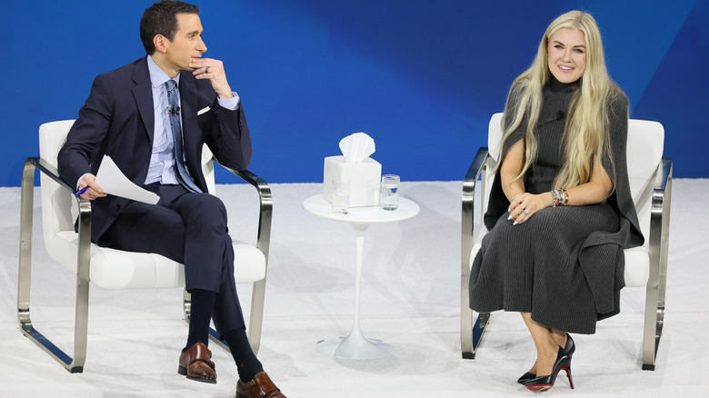 Erika Kirk speaks at the New York Times Dealbook Summit