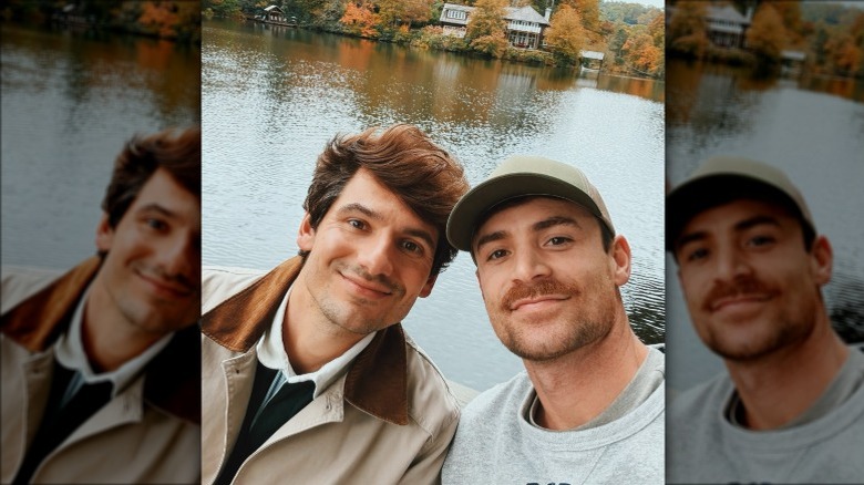 PJ and Thomas McKay posing in a selfie