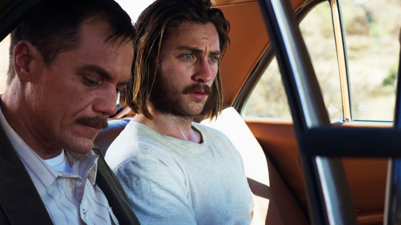 Michael Shannon and Aaron Taylor-Johnson in "Nocturnal Animals"