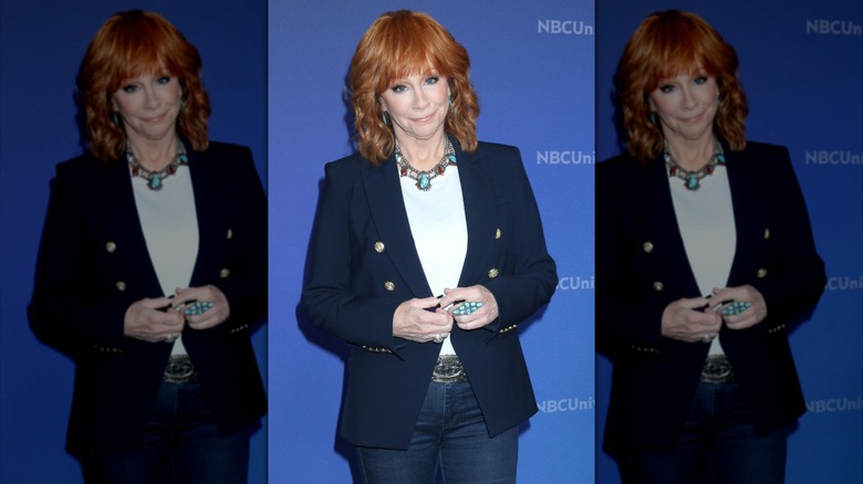 Reba McEntire during the 2024 NBCUniversal TCA Press Tour