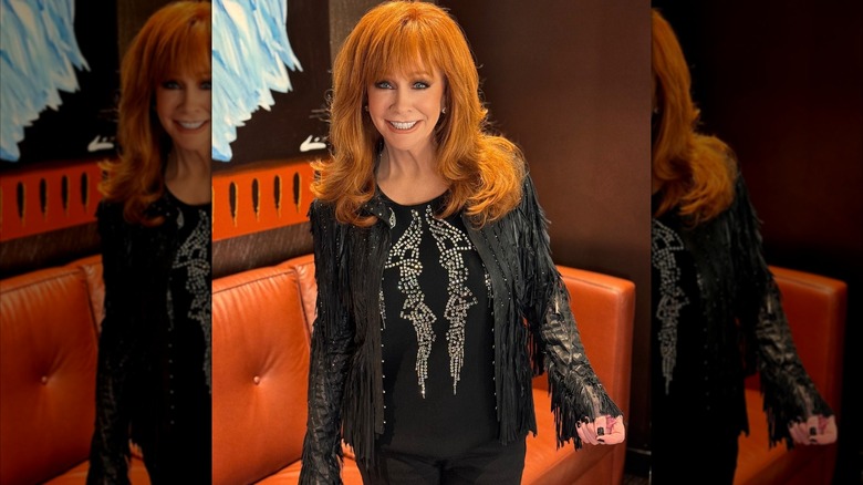 Reba McEntire before or after a March 2025 show in Oklahoma