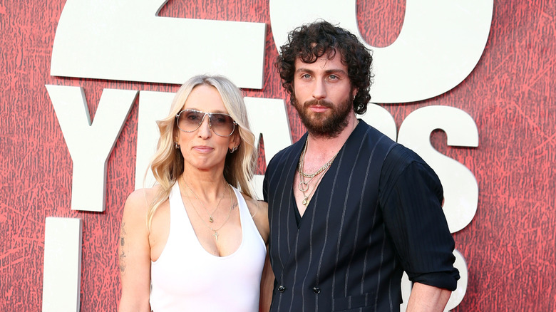 Sam and Aaron Taylor-Johnson at the 