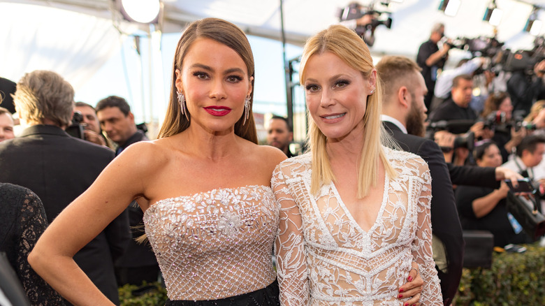 Julie Bowen and Sofía Vergara at the 23nd Annual Screen Actors Guild Awards