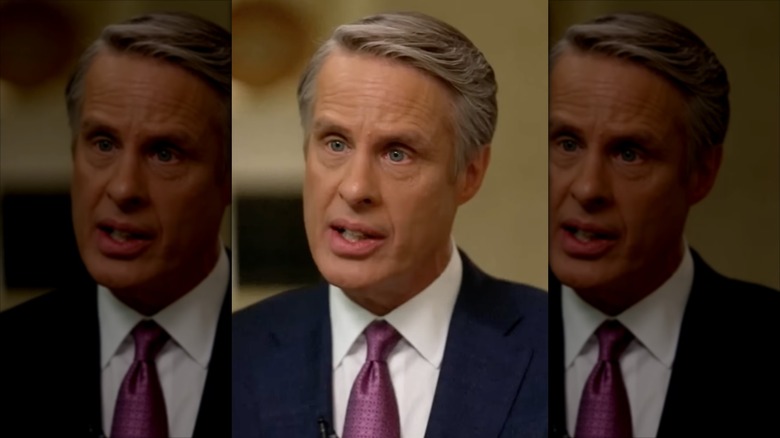 Terry Moran conducting an interview with Donald Trump